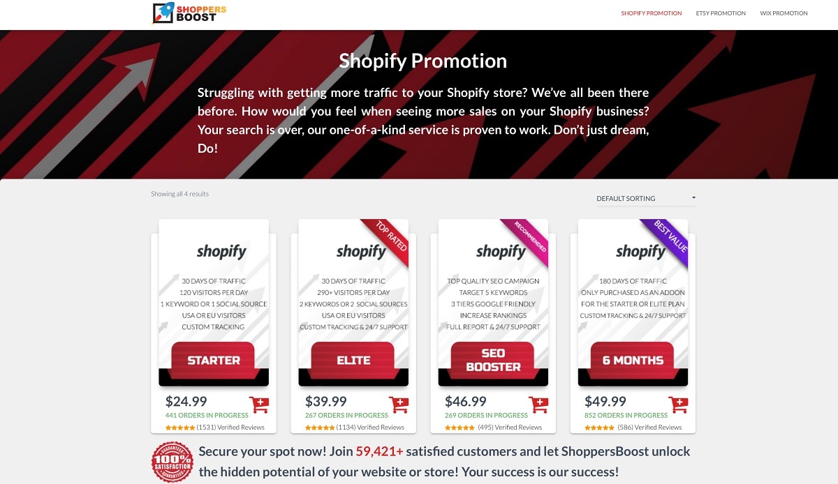 Shoppers Boost Website screenshot on Oct 21